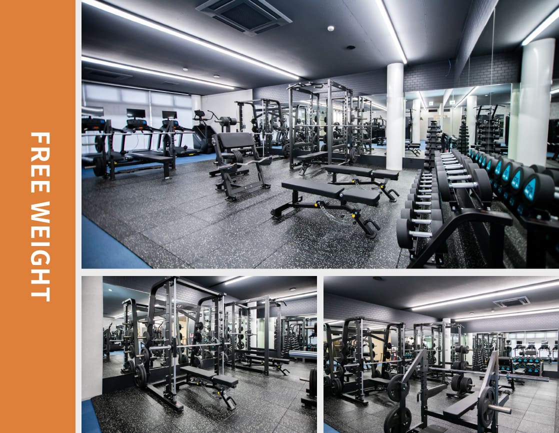 フリーウエイトエリア