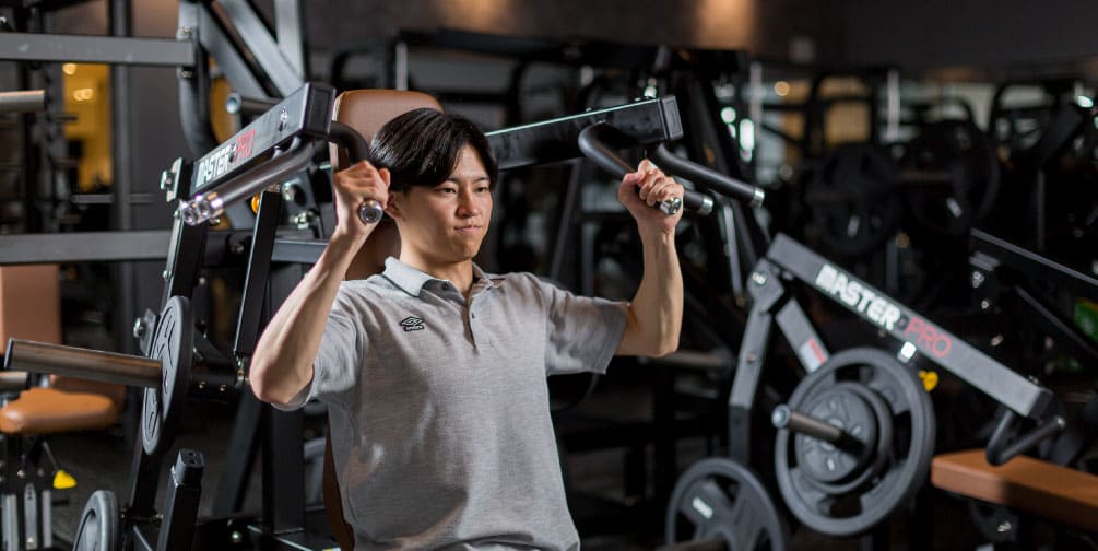 日本人の体格にマッチしたマシン